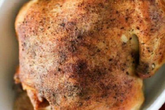 Easy Slow Cooker Whole Chicken With Rosemary