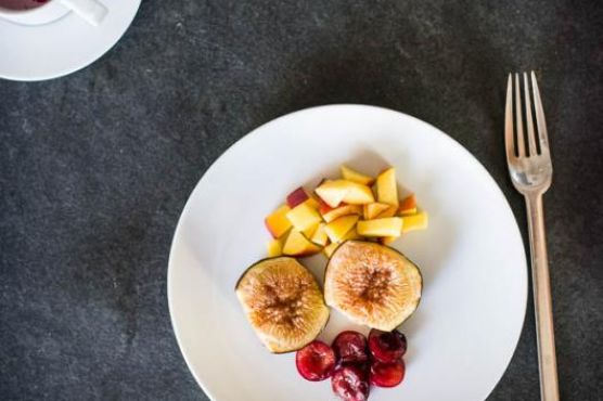 Roasted Figs and Cherries Dessert Roasted Figs and Cherries Dessert