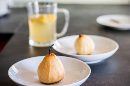 Ginger Baked Pear