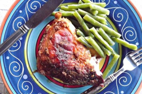 Chicken Legs and Thighs with a Garlic and Spice Rub