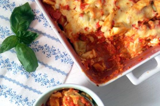 Cheesy Tortellini Casserole