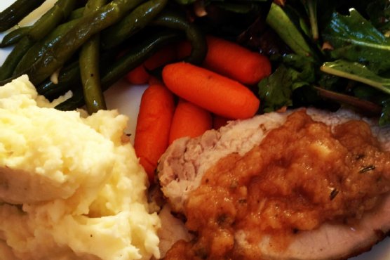 Perfect Roasted Pork Loin & Homemade Rosemary Applesauce Perfect Roasted Pork Loin & Homemade Rosemary Applesauce