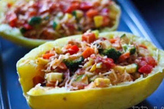 Spaghetti Squash Boats Spaghetti Squash Boats