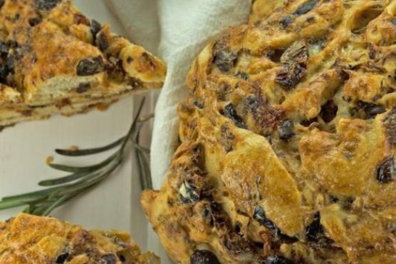 Black Olive & Tomato Bread Black Olive & Tomato Bread