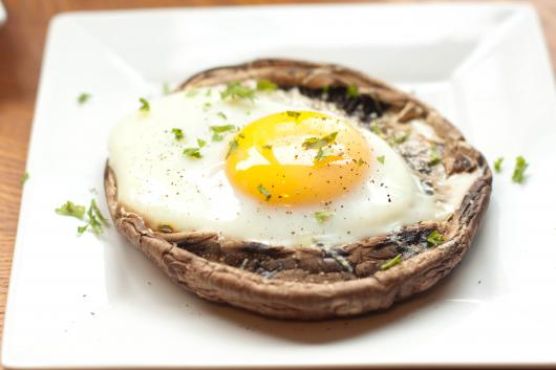 Portobello Baked Eggs