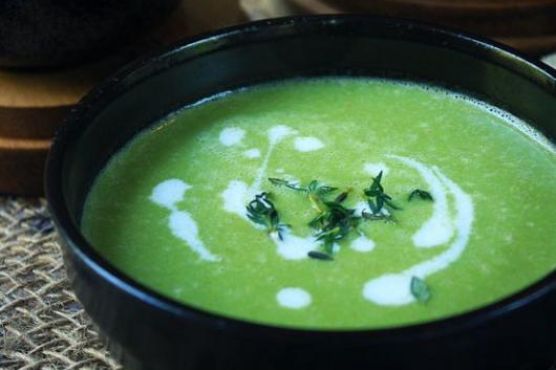 Chilled Green Pea & Onion Soup Chilled Green Pea & Onion Soup
