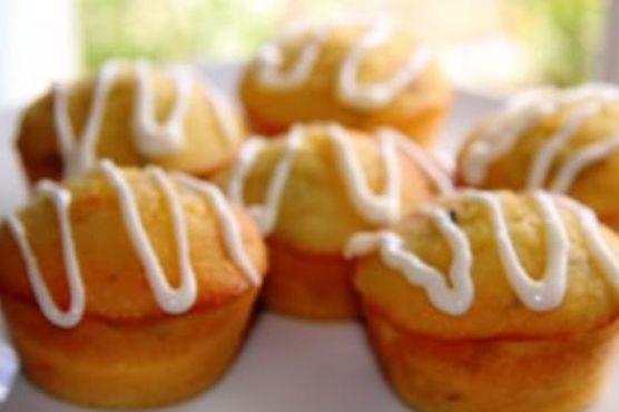 Gluten Free Low Carb Lemon Basil Muffins