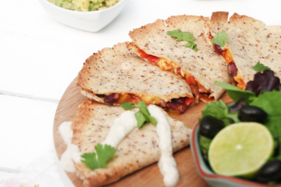 Spicy Vegan Quesadillas