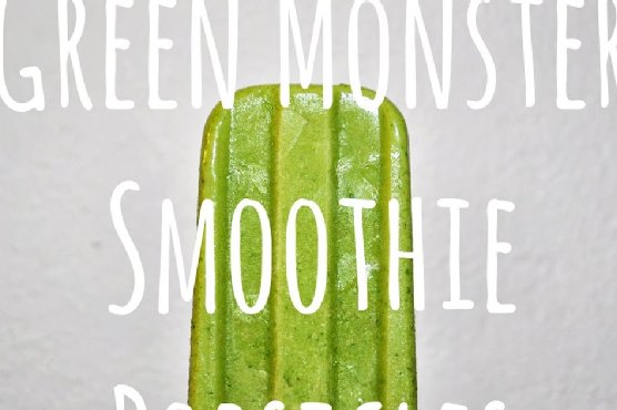 Green Monster Smoothie Popsicles Green Monster Smoothie Popsicles