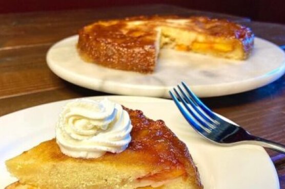 Peach Upside Down Cake Peach Upside Down Cake