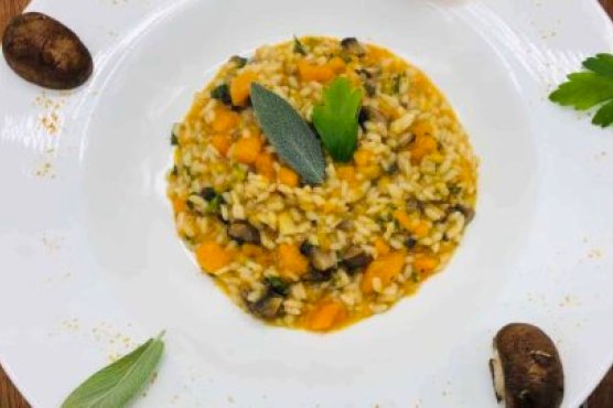 One-Pan Butternut Squash Risotto with Mushrooms One-Pan Butternut Squash Risotto with Mushrooms