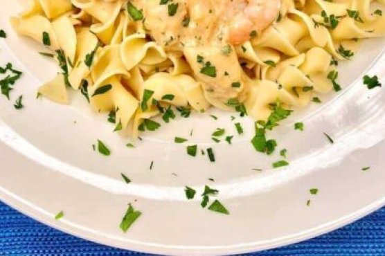 Seafood Newburg (Scallops, Shrimp, and Cod in a Sherry Cream Sauce) Seafood Newburg (Scallops, Shrimp, and Cod in a Sherry Cream Sauce)