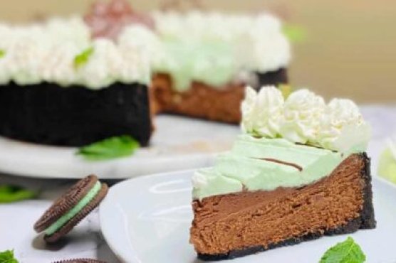 Mint Chocolate Cheesecake Mint Chocolate Cheesecake