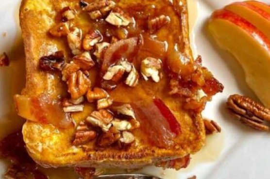 Bacon-Apple-Pecan Stuffed French Toast Bacon-Apple-Pecan Stuffed French Toast