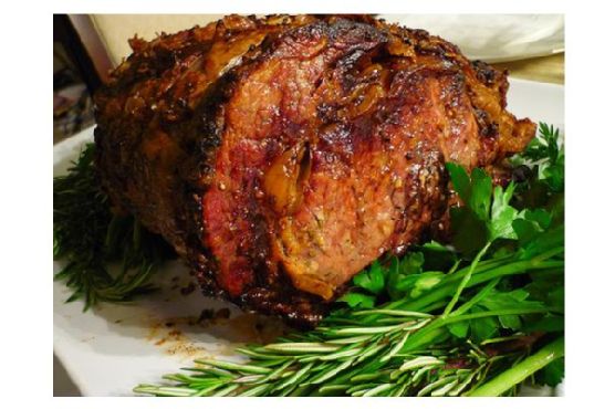Herb and Salt Crusted Standing Rib Roast