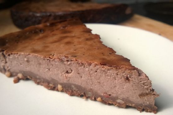 Nutty Chocolate Cheesecake