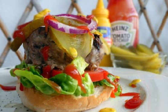 An American Beef Burger