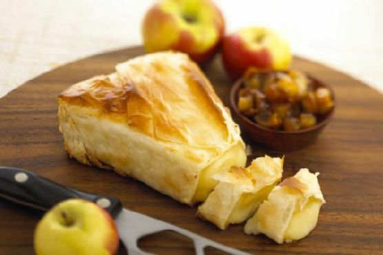 Baby Brie Wedge In Phyllo Baby Brie Wedge In Phyllo
