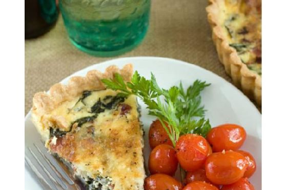 Bacon and Arugula Quiche Bacon and Arugula Quiche