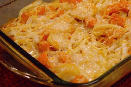 Baked Butternut Squash and Parsnips