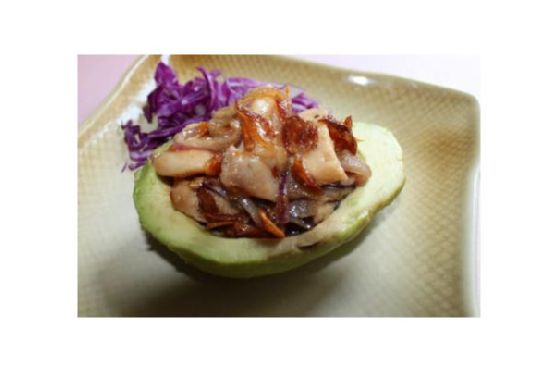 Baked Chicken In Avocado Boat - Featured In Group Baked Chicken In Avocado Boat - Featured In Group