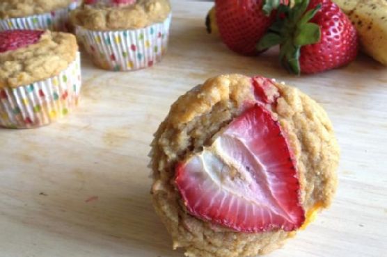 Banana Mango Strawberry Muffins