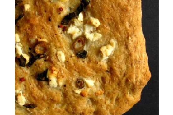 Basil, Olive and Feta Foccacia Basil, Olive and Feta Foccacia