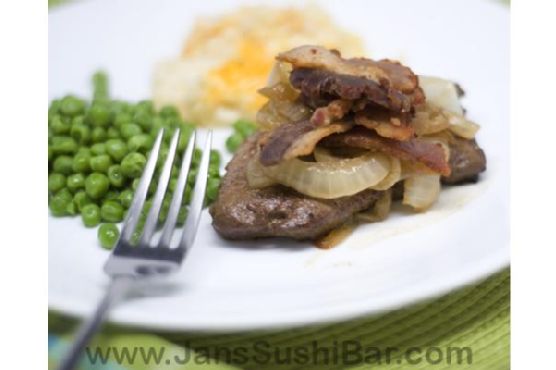 Beef Liver With Onions and Bacon