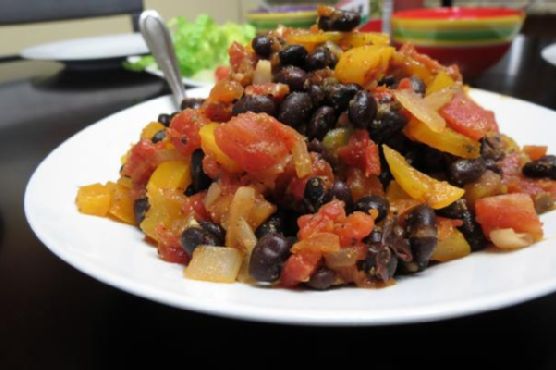 Black Bean and Peppers Taco Filling Black Bean and Peppers Taco Filling