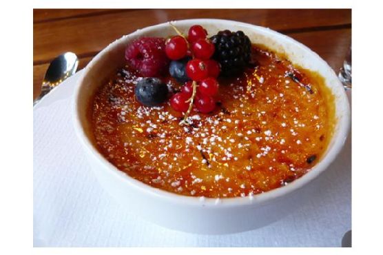 Blackberry Creme Brulee