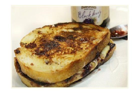 Blackberry Grilled Cheese Sandwich