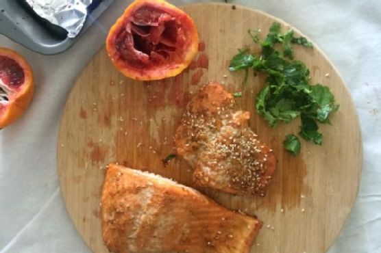 Blood Orange Sesame Salmon Blood Orange Sesame Salmon