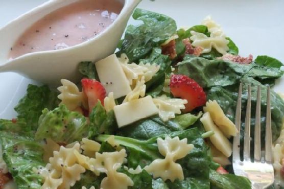 Blushing Pink Bowtie Salad Blushing Pink Bowtie Salad
