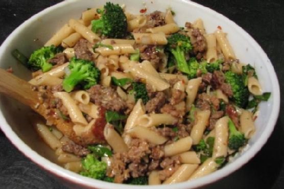 Broccoli, Sausage and Fresh Basil Pasta Broccoli, Sausage and Fresh Basil Pasta