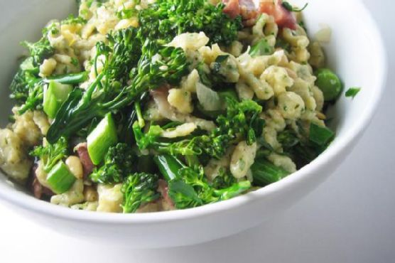 Brown Butter Spaetzle With Prosciutto and Broccoli Rabe