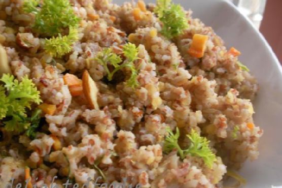 Brown Rice Vegetable Pulao Brown Rice Vegetable Pulao