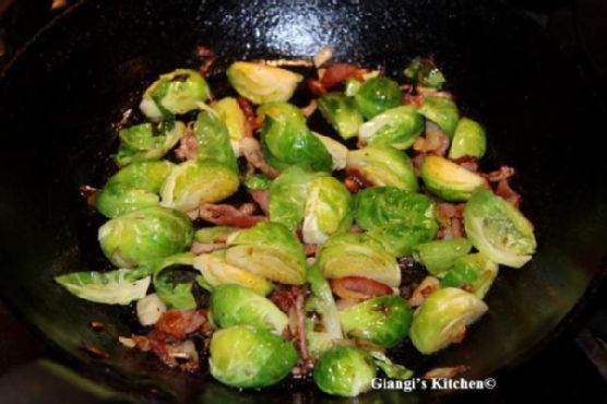 Brussels Sprouts with Bacon and Shallots Brussels Sprouts with Bacon and Shallots