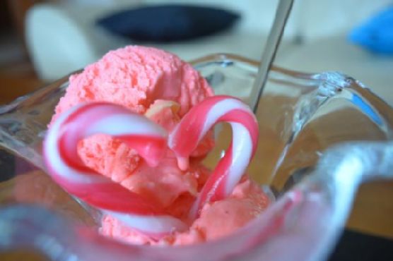 Candy Cane Chocolate Ice Cream Candy Cane Chocolate Ice Cream