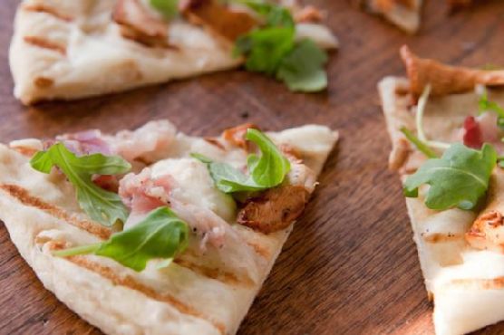 Chanterelle and Mangalitsa Speck Pizza Chanterelle and Mangalitsa Speck Pizza