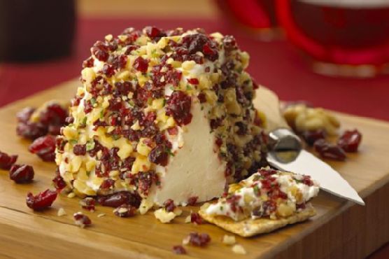 Chavrie Fresh Goat Cheese With Dried Cranberries and Walnuts Chavrie Fresh Goat Cheese With Dried Cranberries and Walnuts