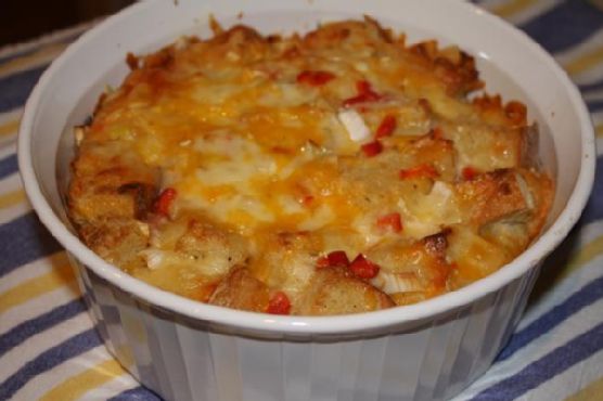 Cheese and Leek Strata Cheese and Leek Strata