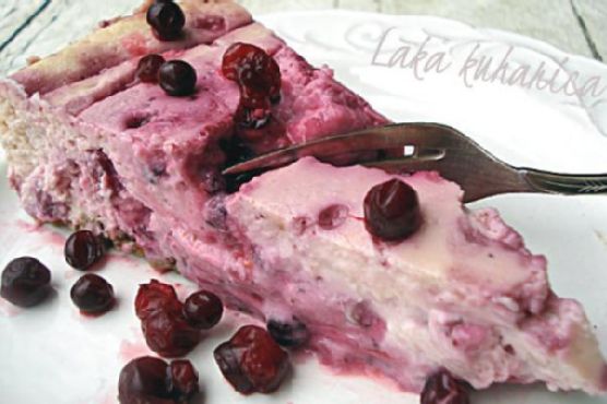 Cheesecake with cranberries Cheesecake with cranberries