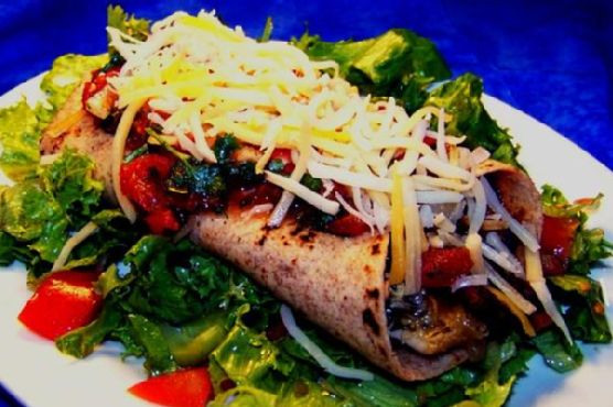 Chicken and Black Bean Burritos