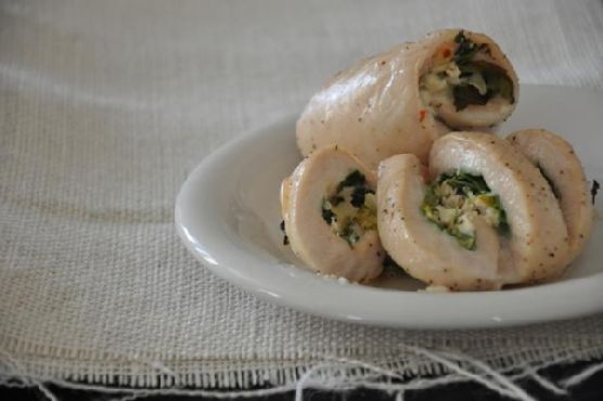 Chicken Roll-Ups With Feta Cheese and Arugula Chicken Roll-Ups With Feta Cheese and Arugula