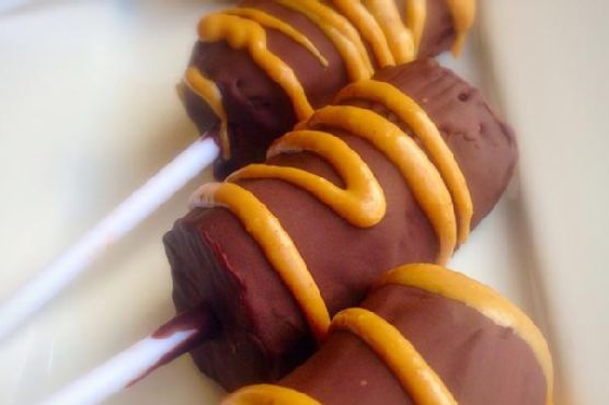 CHOCOLATE PEANUT BUTTER, FROZEN BANANA DIPS CHOCOLATE PEANUT BUTTER, FROZEN BANANA DIPS
