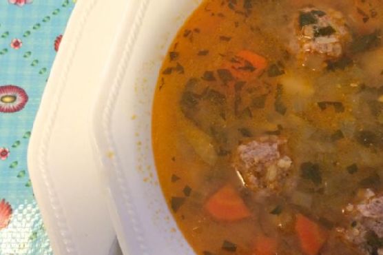 Ciorba de Perisoare - Romanina Meatball Sour Soup Ciorba de Perisoare - Romanina Meatball Sour Soup
