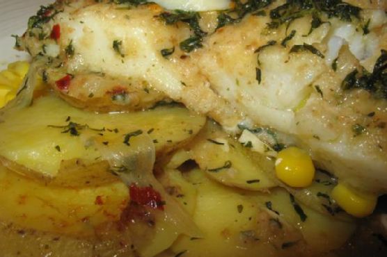 Cod and Potato Oreganata Cod and Potato Oreganata