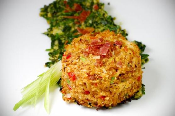 Crab Cakes Rockefeller Crab Cakes Rockefeller