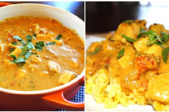 Creamy Curry Chicken With Yellow Rice Creamy Curry Chicken With Yellow Rice