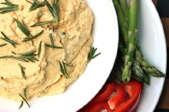 Crispy Rosemary Hummus